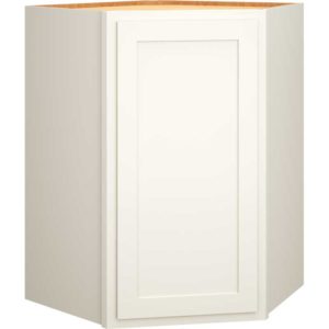 Diagonal Wall Cabinet in Classic Snow