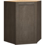 Diagonal Wall Cabinet in Omni Beachwood