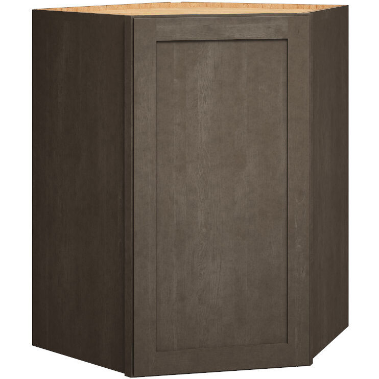 Diagonal Wall Cabinet in Omni Beachwood