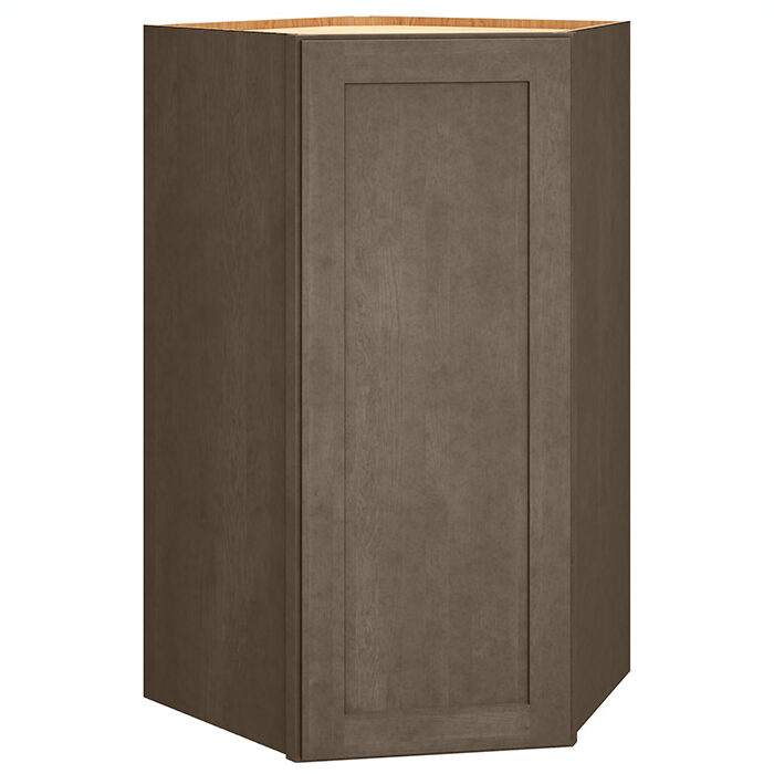 Diagonal Wall Cabinet in Omni Beachwood