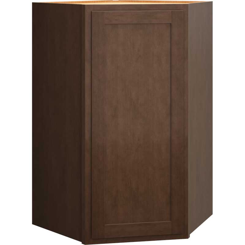 Mantra Cabinets SKU Number DW422424R - 42" Diagonal Wall Cabinet in Classic Bark