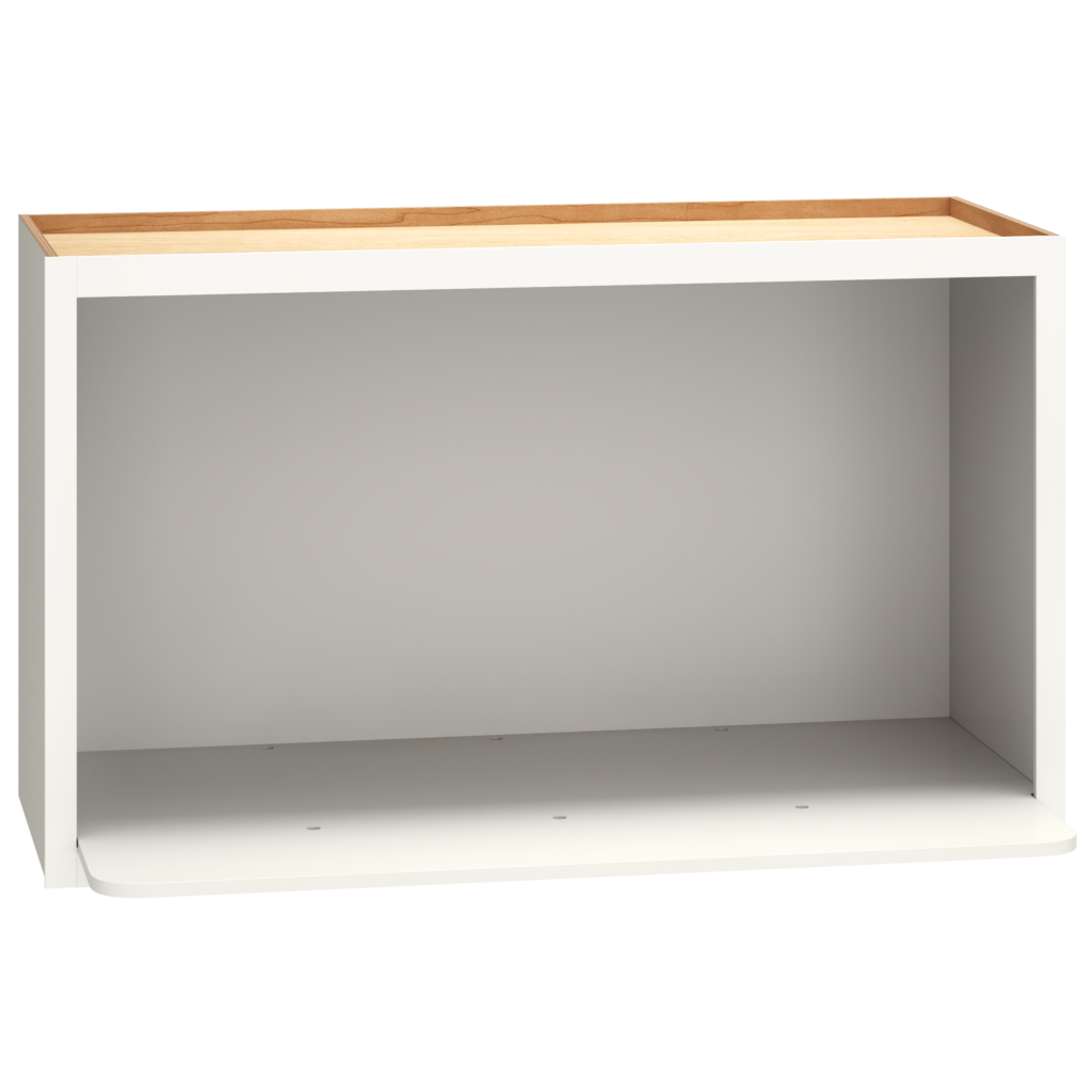 Microwave Wall Cabinet in Omni Snow