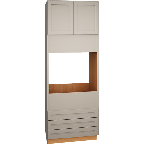 Mantra Cabinets SKU Number OC3D339024 - 90" Single Oven Cabinet with 3 Drawers in Omni Mineral