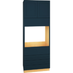 Single Oven Cabinet with 3 Drawers in Omni Admiral