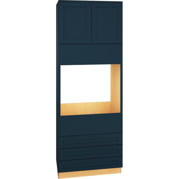 Single Oven Cabinet with 3 Drawers in Omni Admiral