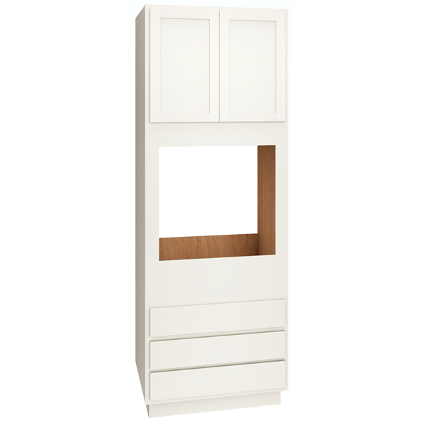 93″ Single Oven Cabinet with 3 Drawers in Classic