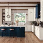 Omni Kitchen Cabinets in Snow with Island in Admiral Finish