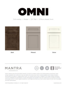 Omni Door Style - Style Sheet from Mantra Cabinets