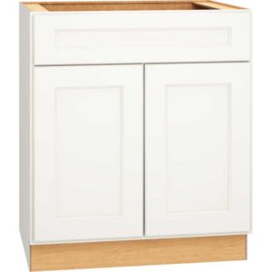 Sink Base Cabinet in Spectra Snow