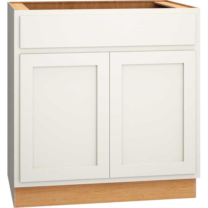 33 Sink Base Cabinet in Classic Snow - Mantra Cabinets