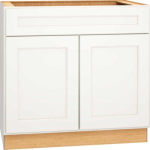 Sink Base Cabinet in Spectra Snow