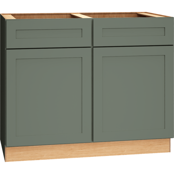 42" Sink Base Cabinet in Omni Rosemary - MANTRA Cabinets