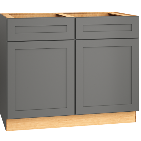 Mantra Cabinets SKU Number SB42 - 42" Sink Base Cabinet in Omni Graphite