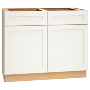 Mantra Cabinets SKU Number SB42 - 42" Sink Base Cabinet in Omni Snow