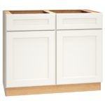 Mantra Cabinets SKU Number SB42 - 42" Sink Base Cabinet in Spectra Snow