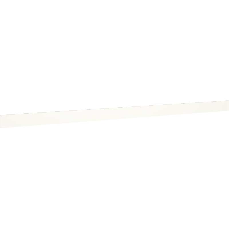 1/4 Inch Toeboard Cabinet Moulding in Snow Finish