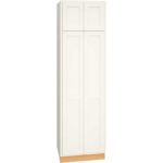 Utility Cabinet with Double Doors in Classic Snow