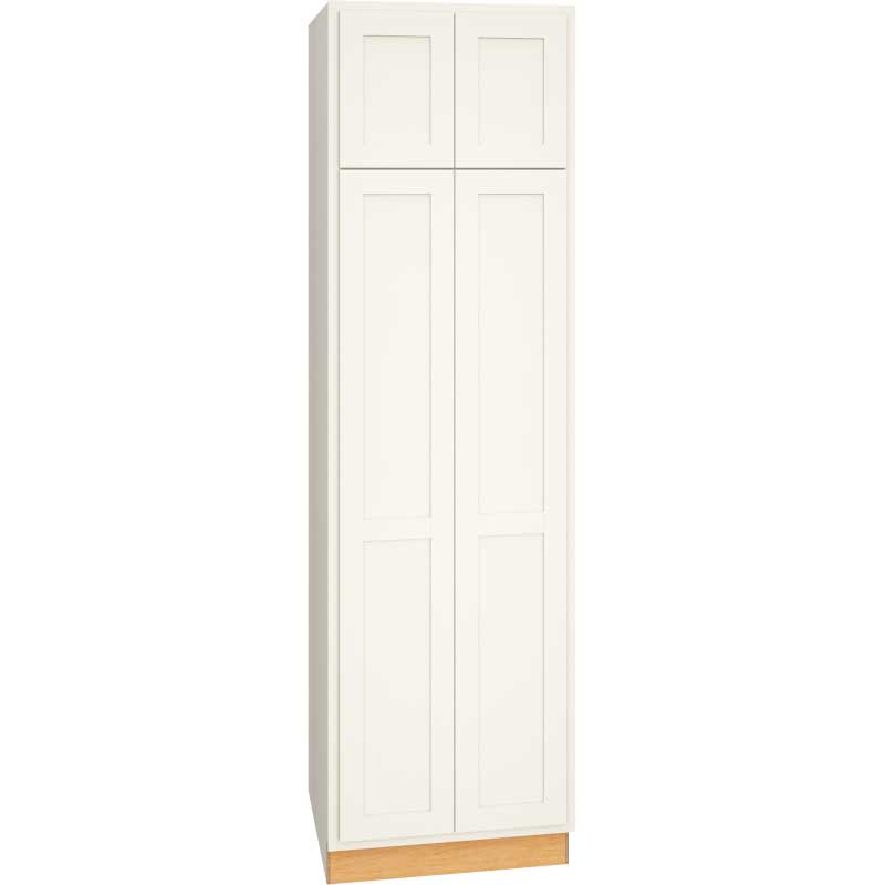 Utility Cabinet with Double Doors in Classic Snow