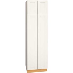 Utility Cabinet with Double Doors in Spectra Snow