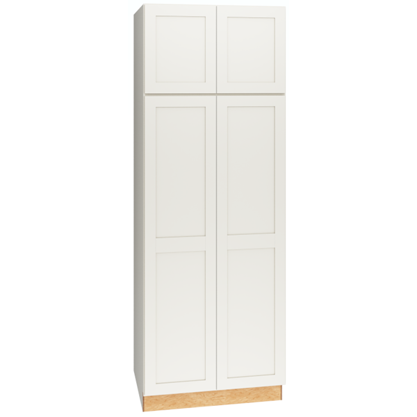 Mantra Cabinets SKU Number U308424 - 84" x 30" Utility Cabinet with Double Doors in Omni Snow