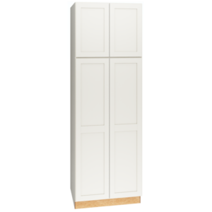 Mantra Cabinets SKU Number U309024 - 90" x 30" Utility Cabinet with Double Doors in Omni Snow