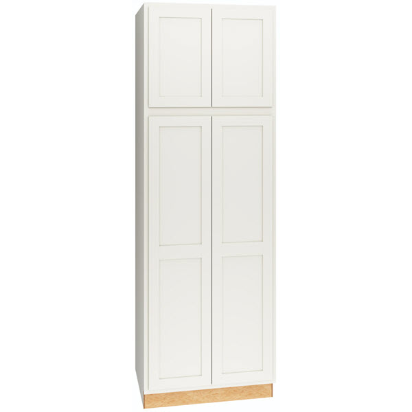 Utility Cabinet with Double Doors in Classic Snow