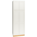 Mantra Cabinets SKU Number U309024 - 90" x 30" Utility Cabinet with Double Doors in Classic Snow