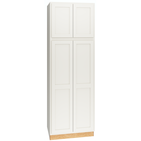 Mantra Cabinets SKU Number U309024 - 90" x 30" Utility Cabinet with Double Doors in Classic Snow