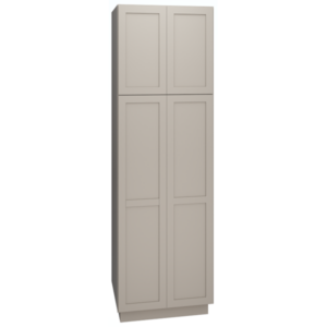 Mantra Cabinets SKU Number U309324 - 93 Inch Utility Cabinet with Double Doors in Omni Door Style with Mineral Finish