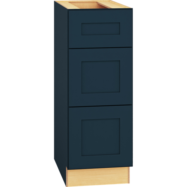 Vanity Base Cabinet with 3 Drawers in Omni Admiral