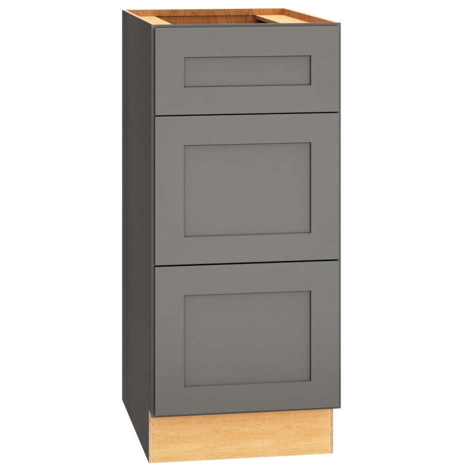 Vanity Base Cabinet with 3 Drawers in Omni Graphite