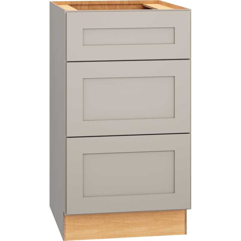 Vanity Base Cabinet with 3 Drawers in Omni Mineral