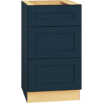 Vanity Base Cabinet with 3 Drawers in Omni Admiral