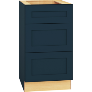 Vanity Base Cabinet with 3 Drawers in Omni Admiral