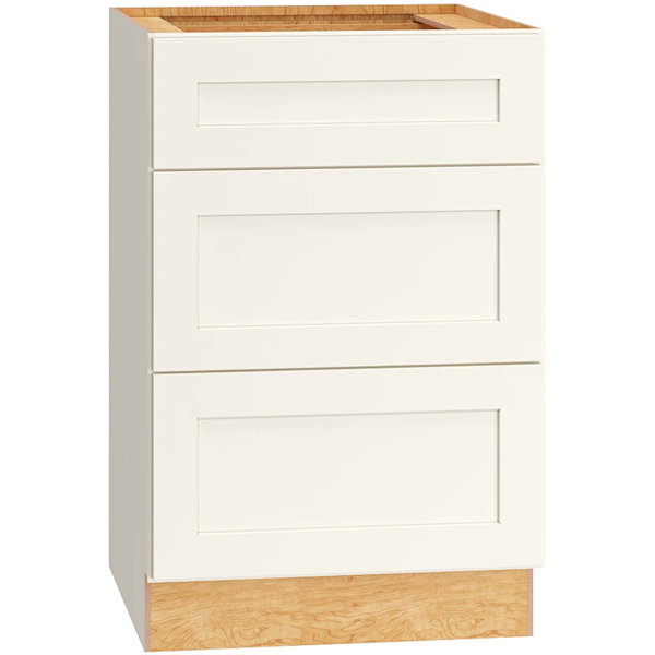 21″ x 34 1/2″ Vanity Base Cabinet with 3 Drawers in Omni