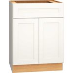 Vanity Sink Base Cabinet in Omni Snow