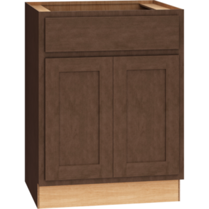 Mantra Cabinet Products SKU Number VSB2432.521 - Vanity Base Cabinet - 24" x 32 1/2" Vanity Sink Base Cabinet in Classic Bark