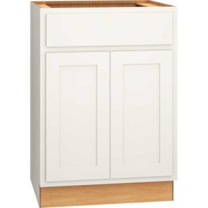 Vanity Sink Base Cabinet in Classic Snow