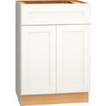 Vanity Sink Base Cabinet in Omni Snow