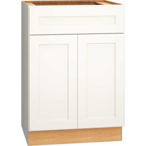 Vanity Sink Base Cabinet in Omni Snow