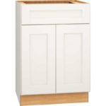 Vanity Sink Base Cabinet in Spectra Snow