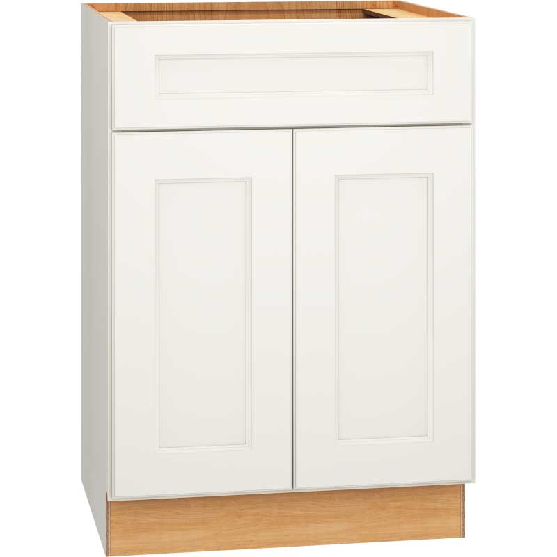 Vanity Sink Base Cabinet in Spectra Snow