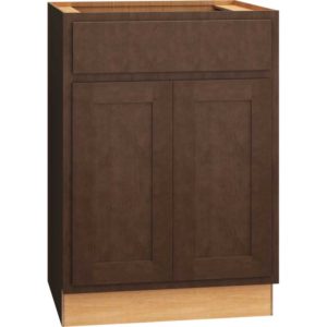 Vanity Sink Base Cabinet in Classic Bark