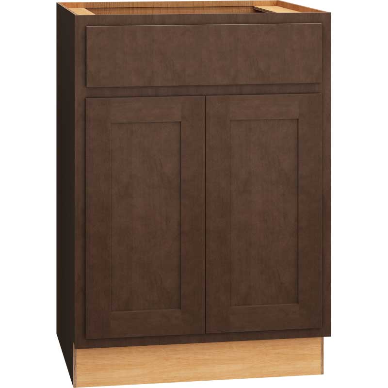 Vanity Sink Base Cabinet in Classic Bark