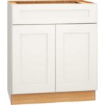 Vanity Sink Base Cabinet in Spectra Snow