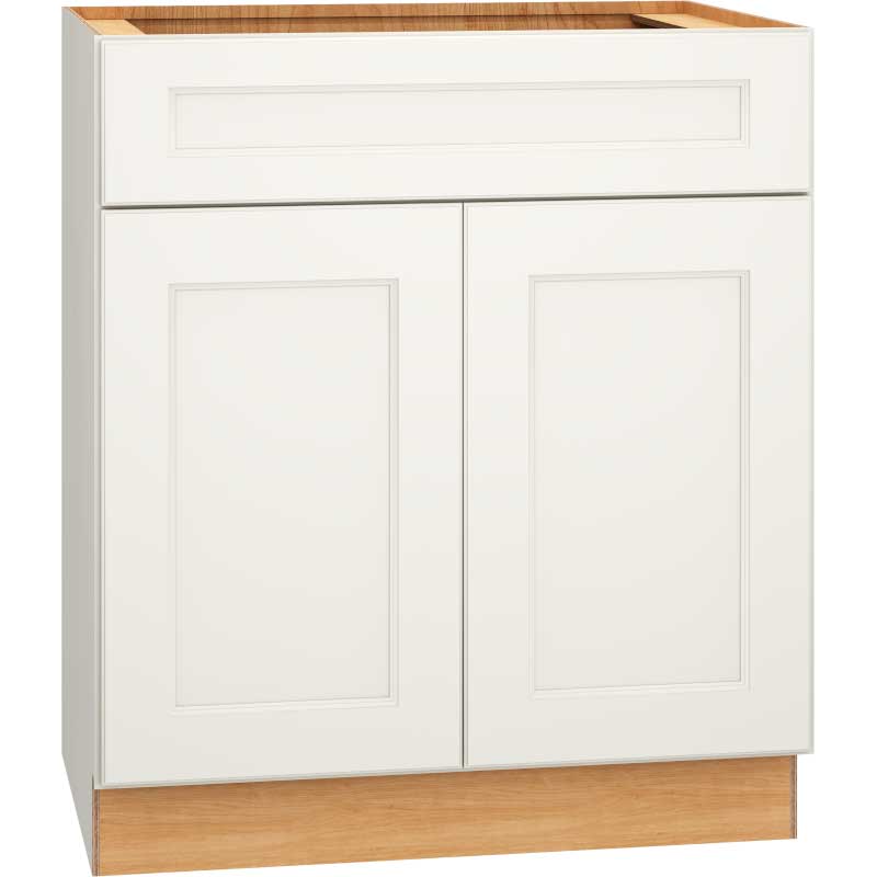 Vanity Sink Base Cabinet in Spectra Snow