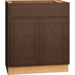 Vanity Sink Base Cabinet in Classic Bark