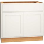 Vanity Sink Base Cabinet in Classic Snow