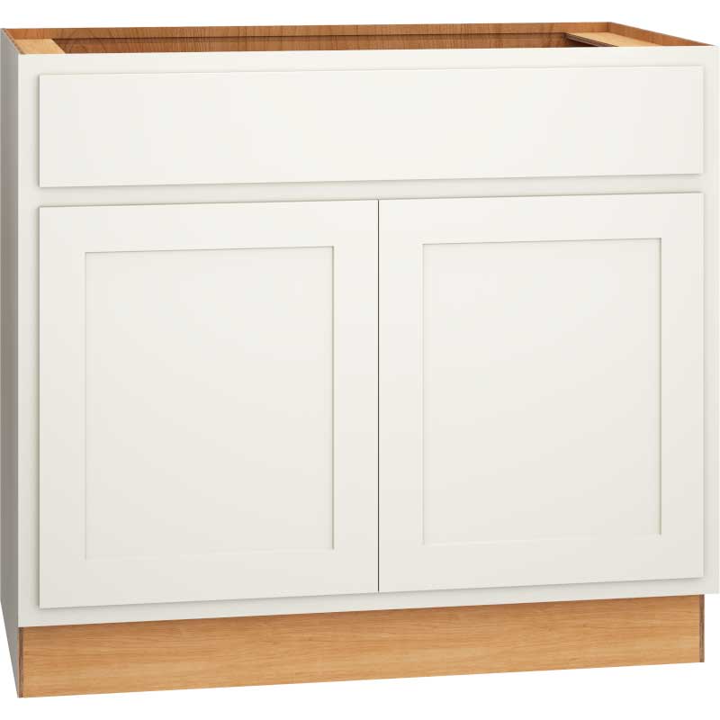 Vanity Sink Base Cabinet in Classic Snow