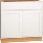 Vanity Sink Base Cabinet in Classic Snow